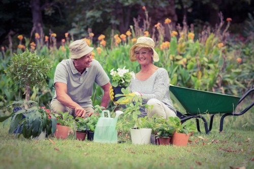 Healthy lawn care in Homerton with neat green grass